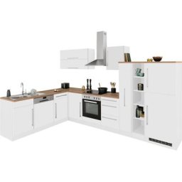 HELD MÖBEL Winkelküche Samos, ohne E-Geräte, Stellbreite 340/220 cm