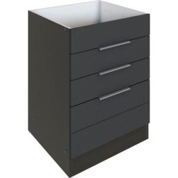 HELD MÖBEL Kochfeldumbauschrank Luhe 60 cm breit, hochwertige MDF-Fronten mit waagerechter Lisene