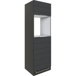 HELD MÖBEL Backofenumbauschrank Luhe 60 cm breit, hochwertige MDF-Fronten mit waagerechter Lisene