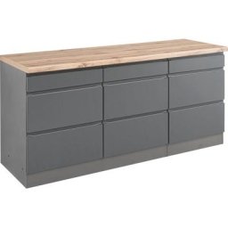 HELD MÖBEL Unterschrank Bruneck >>Bruneck<< 180 cm breit, für viel Stauraum, hochwertige MDF-Fronten