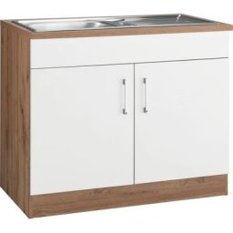 HELD MÖBEL Spülenschrank Colmar 100 cm, mit Metallgriff