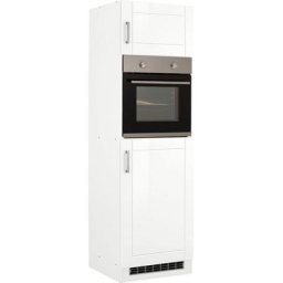 HELD MÖBEL Backofen/Kühlumbauschrank Tinnum 60 cm breit, 200 cm hoch, Metallgriffe, MDF Fronten, Nischenmaß 88 cm