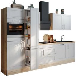 OPTIFIT Küche Ahus, 310 cm breit, MDF Fronten, Soft Close Funktion