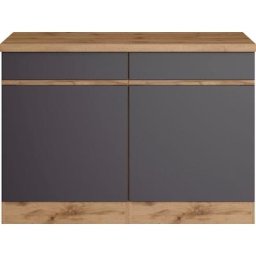 HELD MÖBEL Unterschrank Riesa Breite 120 cm, MDF-Fronten