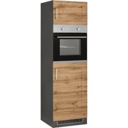 HELD MÖBEL Backofen/Kühlumbauschrank Stockholm hochwertige MDF-Fronten