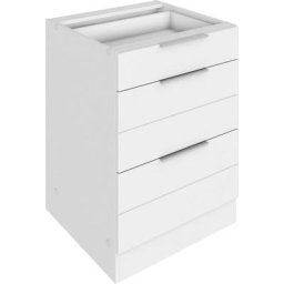 HELD MÖBEL Auszugsunterschrank Luhe 60 cm breit, hochwertige MDF-Fronten mit waagerechter Lisene