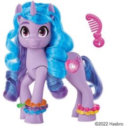 Hasbro Spielfigur Izzy Moonbow, mit über 20 Reaktionen und leuchtendem Schönheitsfleck