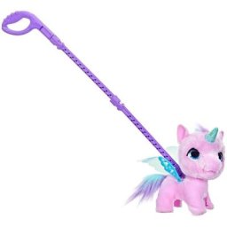 Hasbro Plüschfigur furReal Flyalots, Flitter my Unicorn, mit Leine