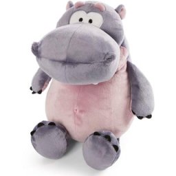 Nici Kuscheltier Wild Friends GREEN, Nilpferd DJ Nilbert, 70 cm, enthält recyceltes Material