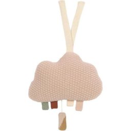 LÄSSIG Spieluhr Musical Cloud, milky/powder pink, aus recyceltem Material