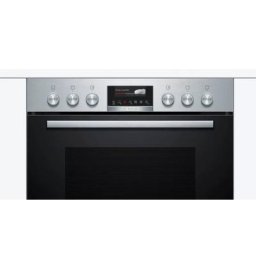 BOSCH Induktions Herd-Set HND777LS66, mit Backwagen, Pyrolyse-Selbstreinigung