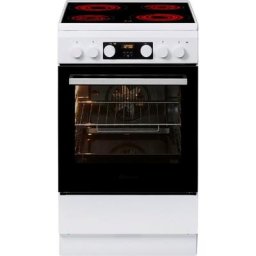 BAUKNECHT Elektro-Standherd BS5V8CCW/DE, mit Backauszug, Hydrolyse