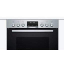 BOSCH Induktions Herd-Set HND675LS66, mit Backwagen, Pyrolyse-Selbstreinigung
