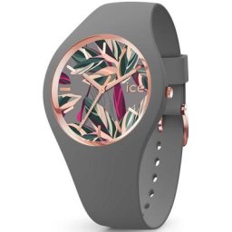 ice-watch Quarzuhr ICE flower Grey leaves M, 020515