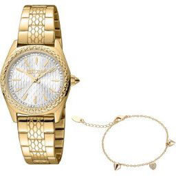 Just Cavalli Time Quarzuhr JC FASHION, JC1L239M0065, (Set, 2-tlg., mit Armband)