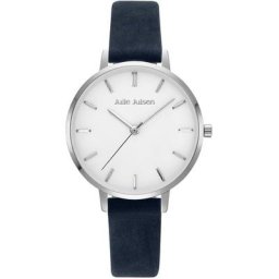 Julie Julsen Quarzuhr Basic Silver Dark Blue, JJW1430SL-15