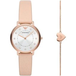 Emporio Armani Quarzuhr AR80058, (Set, 2-tlg., mit Armband)