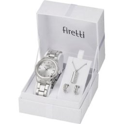 Firetti Quarzuhr, (Set, 4-tlg), inkl. Ohrstecker und Kette mit Anhänger