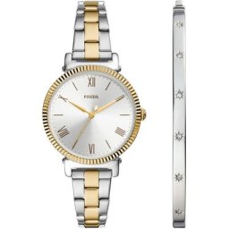 Fossil Quarzuhr DAISY 3 HAND, ES5249SET, (Set, 2-tlg., mit Schmuckarmband)