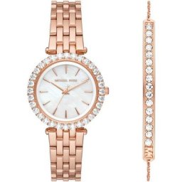 MICHAEL KORS Quarzuhr Darci, MK1064SET, (Set, 2-tlg., mit Schmuckarmband)