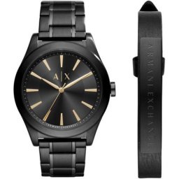ARMANI EXCHANGE Quarzuhr AX7102, (Set, 2-tlg., mit Armband)