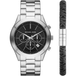 MICHAEL KORS Chronograph Slim Runway, MK1056SET, (Set, 2-tlg., mit Armband)