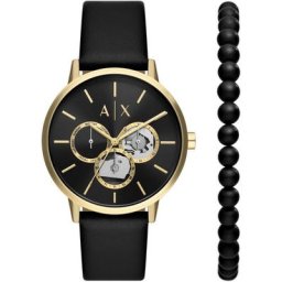 ARMANI EXCHANGE Multifunktionsuhr AX7146SET, (Set, 2-tlg., mit Armband)