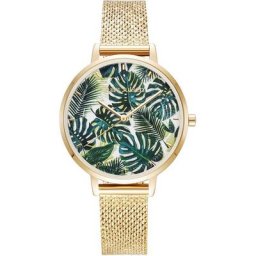 Julie Julsen Quarzuhr Palm Gold, JJW1170YGME