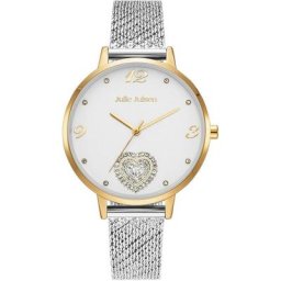 Julie Julsen Quarzuhr Julie Julsen Heart Drop Gold Silver, JJW2105YGSME