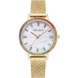 Julie Julsen Quarzuhr Julie Julsen Rainbow Gold White, JJW2100YGME