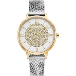Julie Julsen Quarzuhr GLITTER GOLD SILVER, JJW1412YGSME