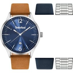 Timberland Quarzuhr NORTHAMPTON, TDWJB2000350, (Set, 3-tlg., mit 2 Wechselbändern)