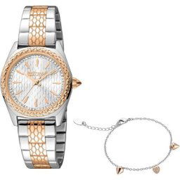 Just Cavalli Time Quarzuhr JC FASHION, JC1L239M0115, (Set, 2-tlg., mit Armband)