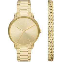 ARMANI EXCHANGE Quarzuhr AX7144SET, (Set, 2-tlg., mit Armband)