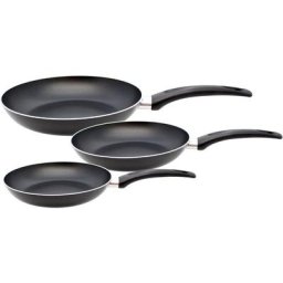Elo Basic Pfannen-Set Bratprofi, Aluminium (Set, 3-tlg), Induktion