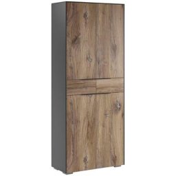 Maja Möbel Aktenschrank Yolo Mio tolle Holzoptik mit metallischen Akzenten