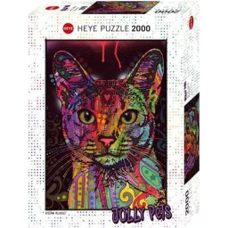 HEYE Puzzle Abyssinian, 2000 Puzzleteile, Made in Europe