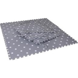 Knorrtoys® Puzzle Softteppich Matte, grau, Puzzleteile, Puzzlematte, Bodenpuzzle