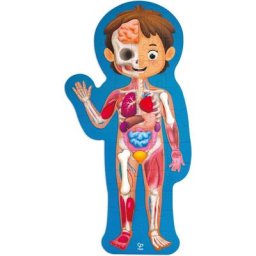 Hape Puzzle Mein Körper, 60 Puzzleteile, mit 3D-Effekt