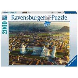 Ravensburger Puzzle Pisa in Italien, 2000 Puzzleteile, Made in Germany, FSC® - schützt Wald - weltweit