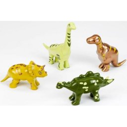 Klein Steckpuzzle Early Steps Magnetpuzzle 4 Dinos, 19 Puzzleteile