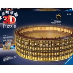Ravensburger 3D-Puzzle Kolosseum bei Nacht, 216 Puzzleteile, FSC® - schützt Wald - weltweit