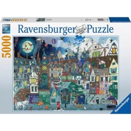 Ravensburger Puzzle Die fantastische Straße, 5000 Puzzleteile, Made in Germany, FSC® - schützt Wald - weltweit