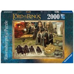 Ravensburger Puzzle LOTR: The Fellowship of the Ring, 2000 Puzzleteile, Made in Germany, FSC® - schützt Wald - weltweit