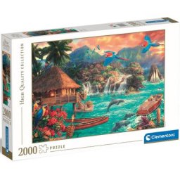 Clementoni® Puzzle High Quality Collection, Inselleben, 2000 Puzzleteile, Made in Europe, FSC® - schützt Wald - weltweit