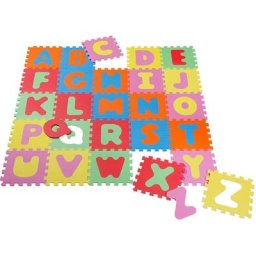 Knorrtoys® Puzzle Alphabet, 26 Puzzleteile, Puzzlematte, Bodenpuzzle
