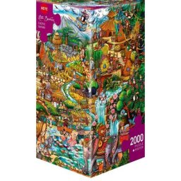 HEYE Puzzle Exotic Safari / Berman, 2000 Puzzleteile, Made in Europe