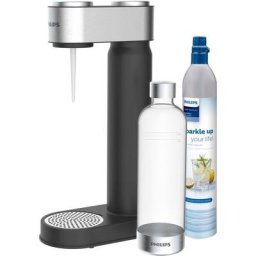 Philips Wassersprudler Viva, & CO2-Zylinder,1L Kunststoff-Flasche