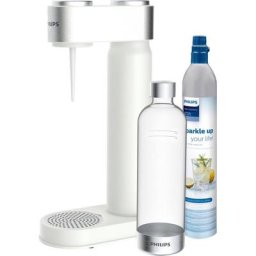 Philips Wassersprudler Viva, & CO2-Zylinder,1L Kunststoff-Flasche