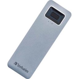 Verbatim Executive Fingerprint Secure externe SSD (512 GB) 2,5"" 324 MB/S Lesegeschwindigkeit, 358 MB/S Schreibgeschwindigkeit